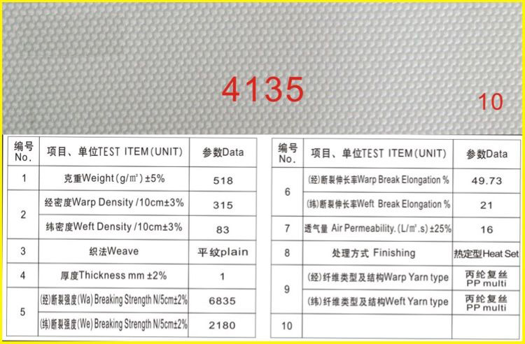 固液分離濾布